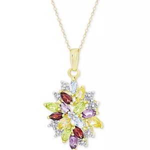 18K Gold Plated Pendant Necklace